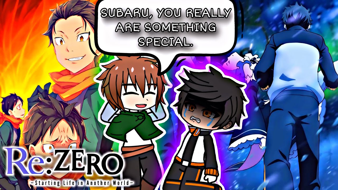 Isekai Quartet React to Subaru Natsuki || Re:Zero || FULL MOVIE || Gacha React ||