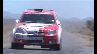 Richard Slamet and One Africa TV's Wiets Coetzee - the TARA Rally 2015 winners