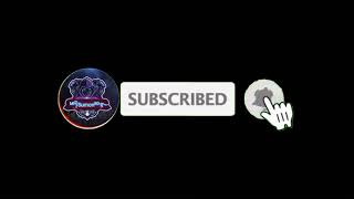 subscribe button with black screen