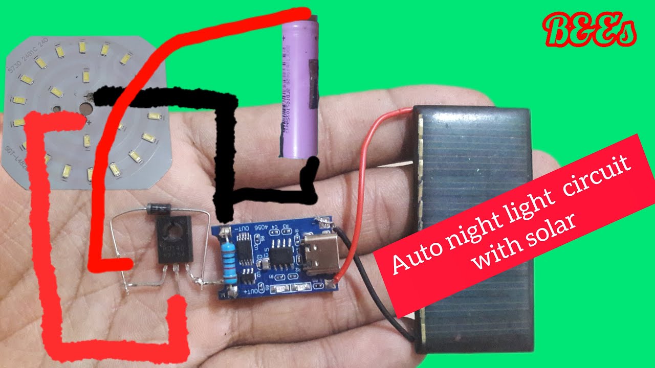 Tp4056 Automatic Night Light Circuit With Solar bd140 YouTube tp4056-automatic-night-light-circuit-with-solar-bd140-youtube