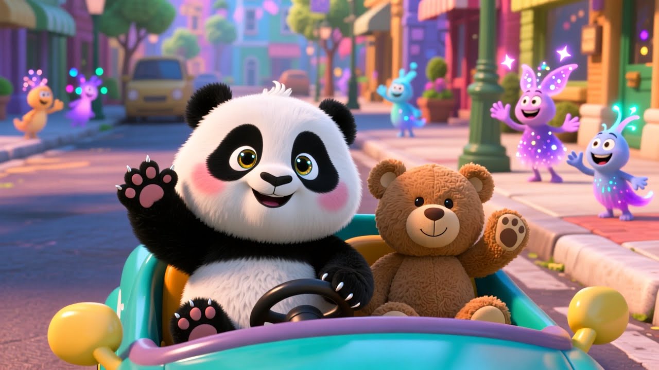 Beep Beep Baby Panda | Fun Kids Song | Baby Rhymes and Preschool Learning