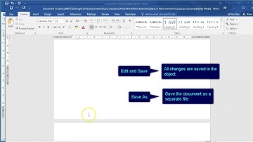 Word 2016 - ENG - Insert an object in your Word document