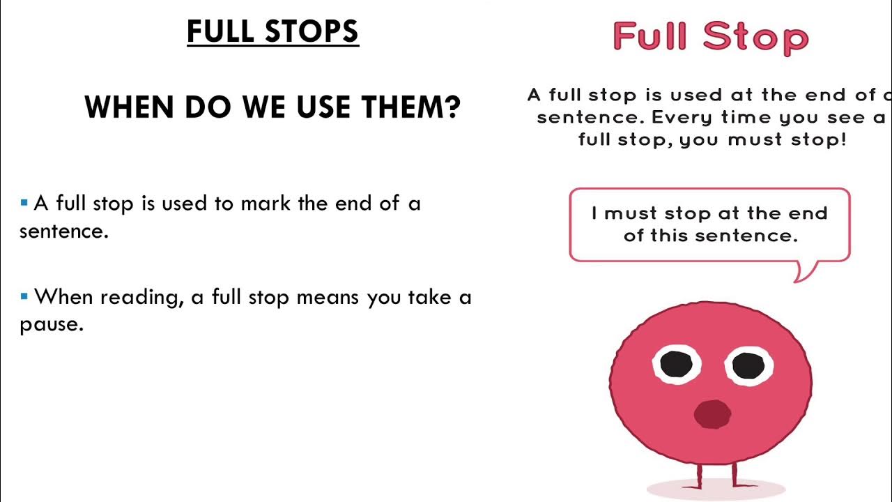 Full Stops and Commas YouTube