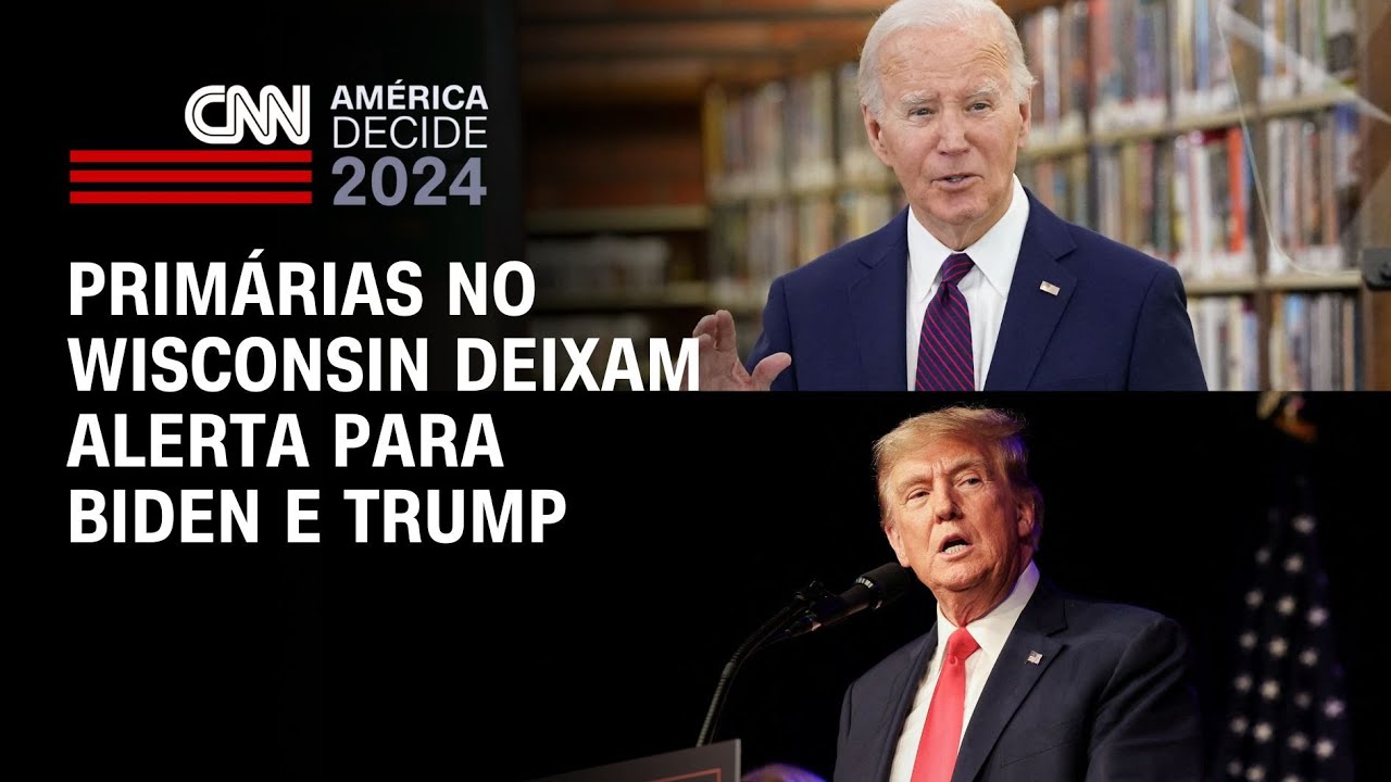 América Decide: primárias no Wisconsin deixam alerta para Biden e Trump | CNN NOVO DIA