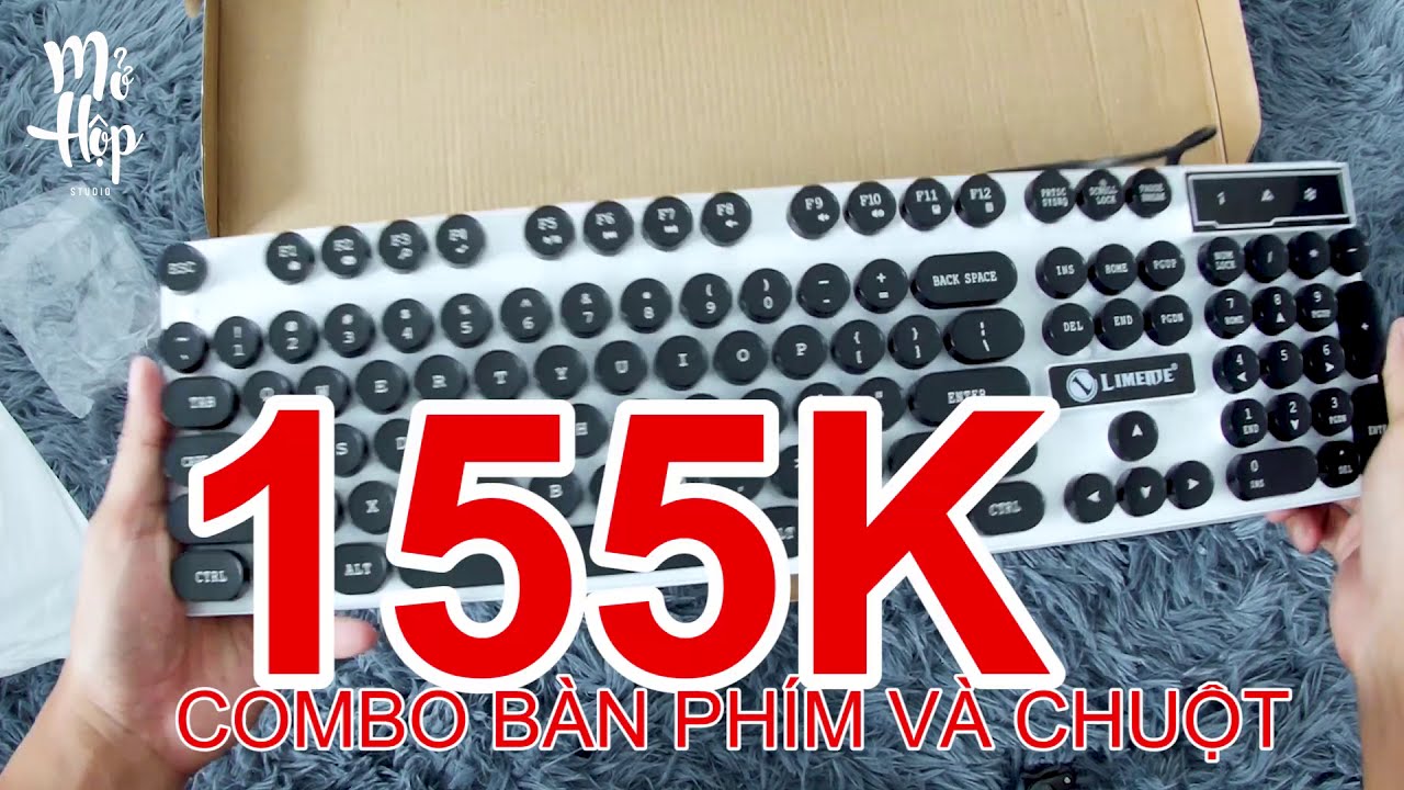 Mở Hộp 155K với Bộ Bàn Phím Giả Cơ và Chuột Game Thủ GTX300 | Có đáng tiền & nên mua không?
