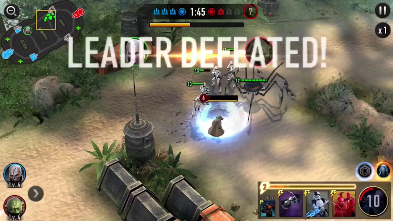 Lvl4 Snoke vs Lvl4 Yoda