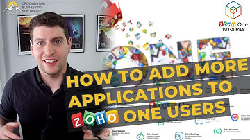 Zoho One: How to Add Applications to your Users Profiles
