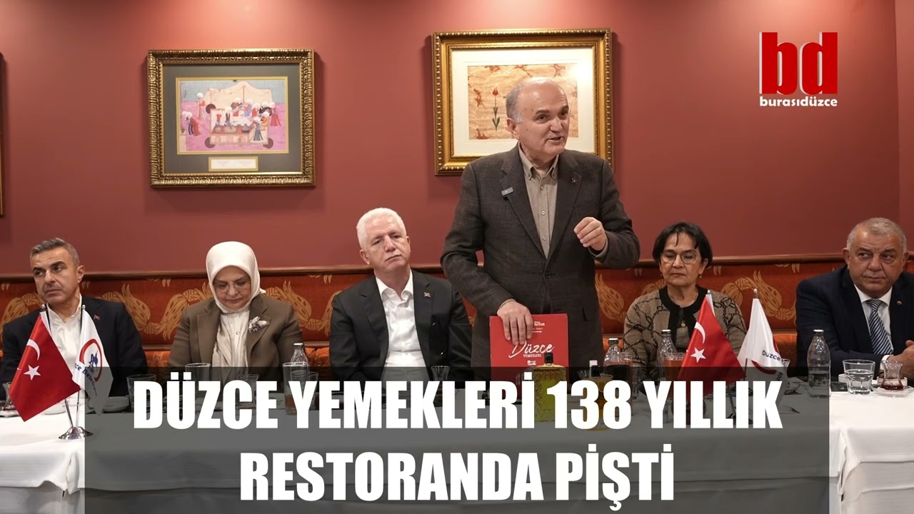 DÜZCE YEMEKLERİ 138 YILLIK RESTORANDA PİŞTİ