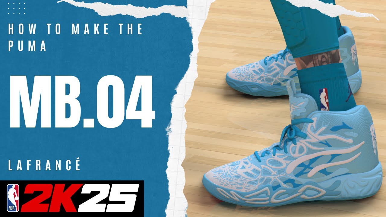 Puma MB.04 LaFrancé | NBA 2K25 Shoe Creator - YouTube