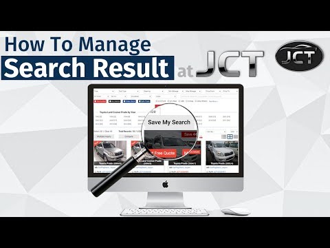 How to Manage Search Result at JCT