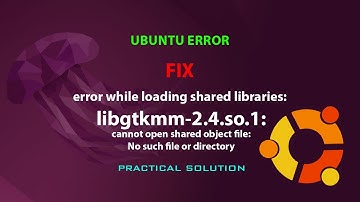 UBUNTU FIX: error while loading shared libraries: libgtkmm-2.4.so.1