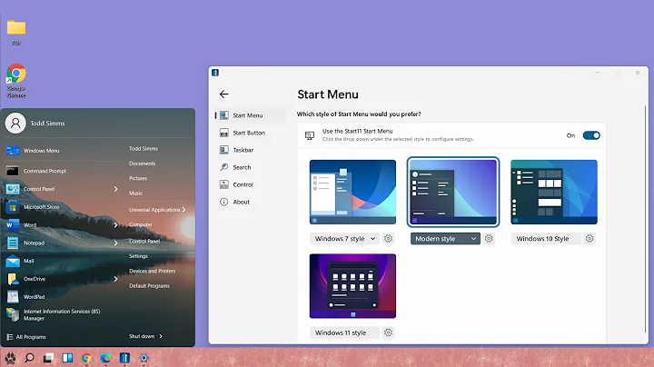 How to Customize the Windows 11 Start Menu, Start Button and Taskbar