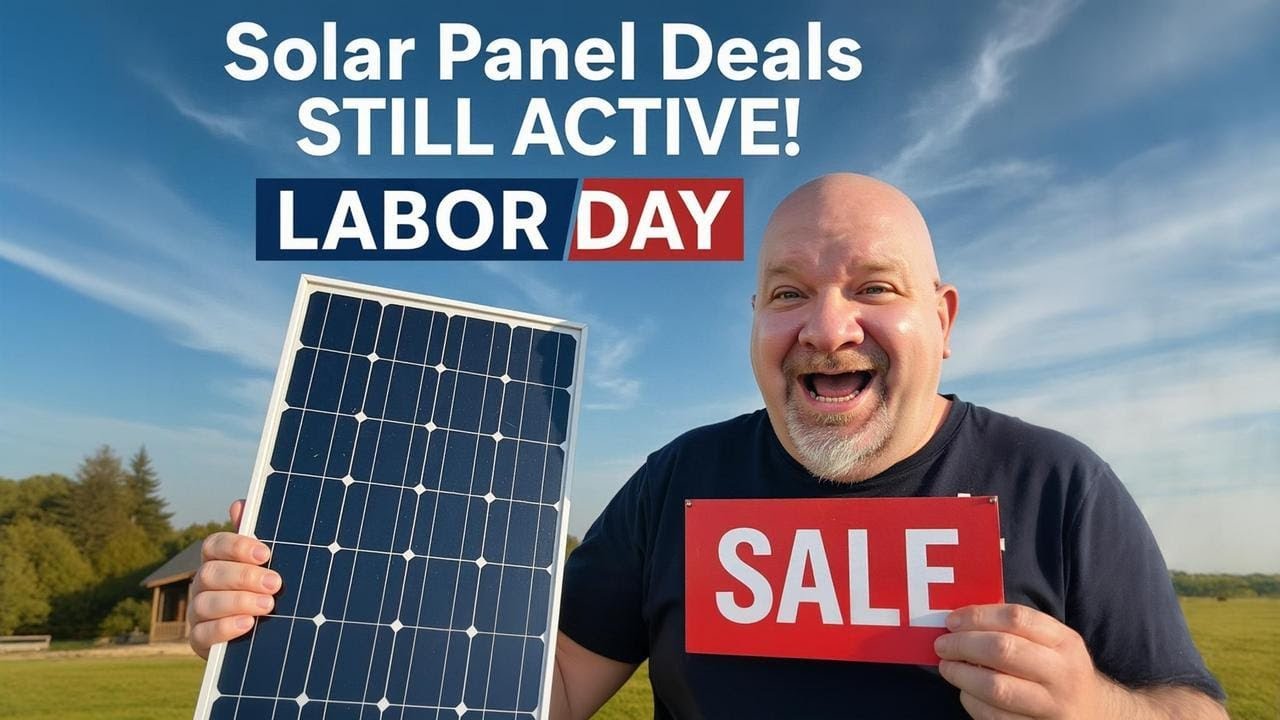 $99 Solar Panels + $500 OFF?! What’s Still Active for Labor Day [2025]