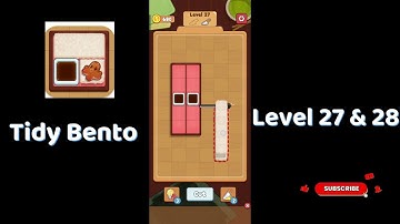🎮 Tidy Bento Level 27 | Tidy Bento Level 28 Walkthrough | SolutionGuruji 🍱