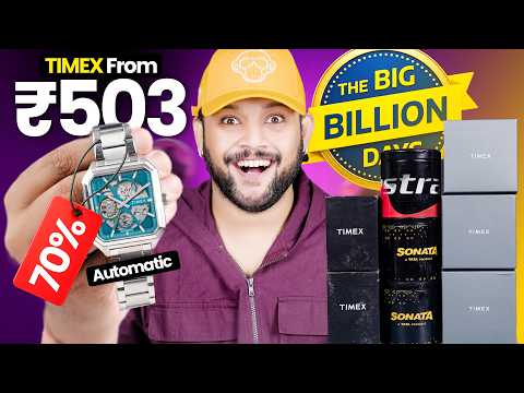 15 Best Timex Watches In Flipkart Amazon Sale 😱 From ₹500 To ₹5000 (Analog & Automatic) | ONE CHANCE