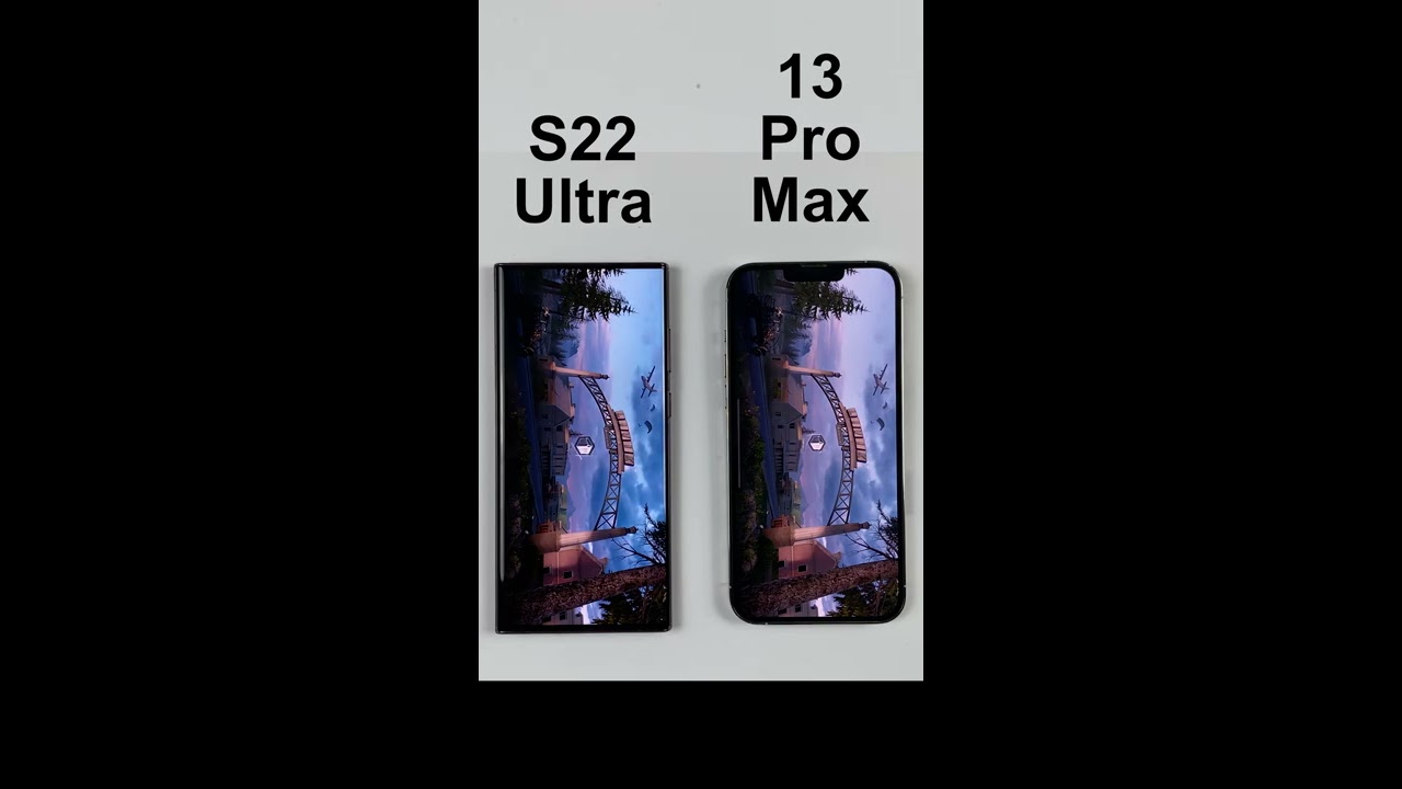 Samsung S22 ULTRA Vs 13 Pro Max PUBG TEST Snapdragon 8 Gen 1 A15 Bionic BGMI Shorts