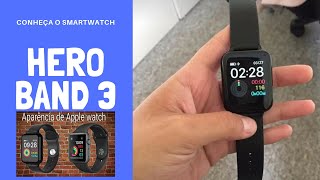 Smartwatch B57 Relógio Inteligente Hero Band 3 Fitness Smart em