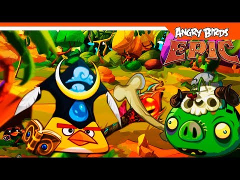Видео: 🐦 СВИН НЕЖИТЬ БОСС 🐷🌵 Angry Birds Epic (Злые Птицы) Прохождение