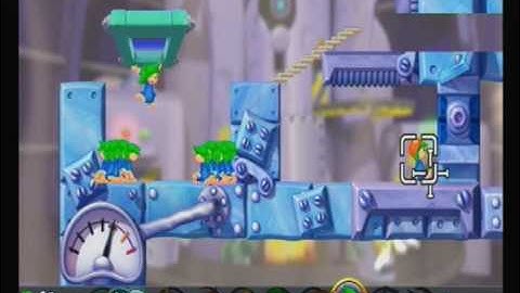 Lemmings PS3 - Mayhem level 1 - 100 Lemmings