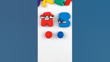 What color do mixed Alphabet make? (Alphabet Lore A+B) #colormixing #alphabetlore #satisfying