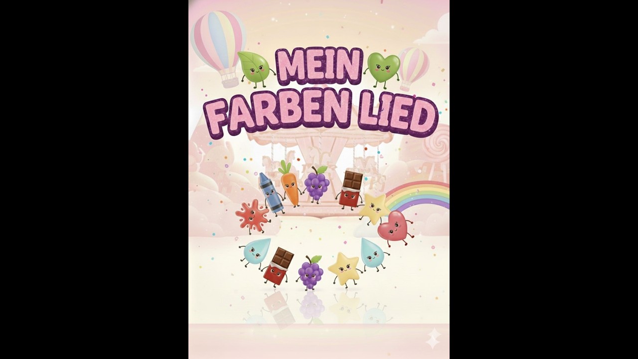 Mein Farbenlied - Bunt & Wunderbar! 🌈#kinderlieder  #FarbenLernen ##Kindergarten  #Farbenlied