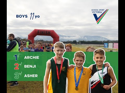 Boys 11 Years State Cross Country Winners