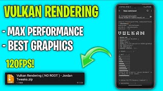 📈Enable Vulkan Rendering + 120 FPS In Any Android Phone | No Root - Max FPS & Fix Lag (with proof)