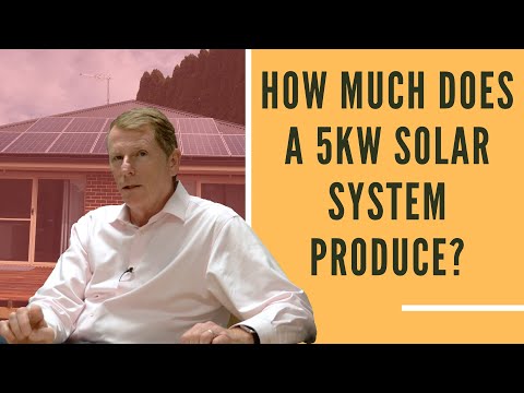 How Much Power Does A 5kW Solar System Produce?