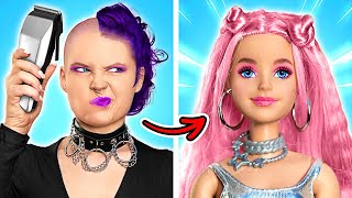 From E-GIRL to SOFT DOLL! Extreme MAKEOVER with TikTok HACKS and GADGETS by La La Life Games screenshot 4