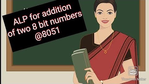 microcontroller 8051 program for addition of two 8 bit numbers### simple concept #logic explanation