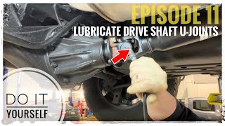 Toyota 4Runner • FREE Maintenance Tech Tips  DIY Drive shaft and UJoint Lubrication • Episode 11