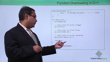 C++ - Function Overloading