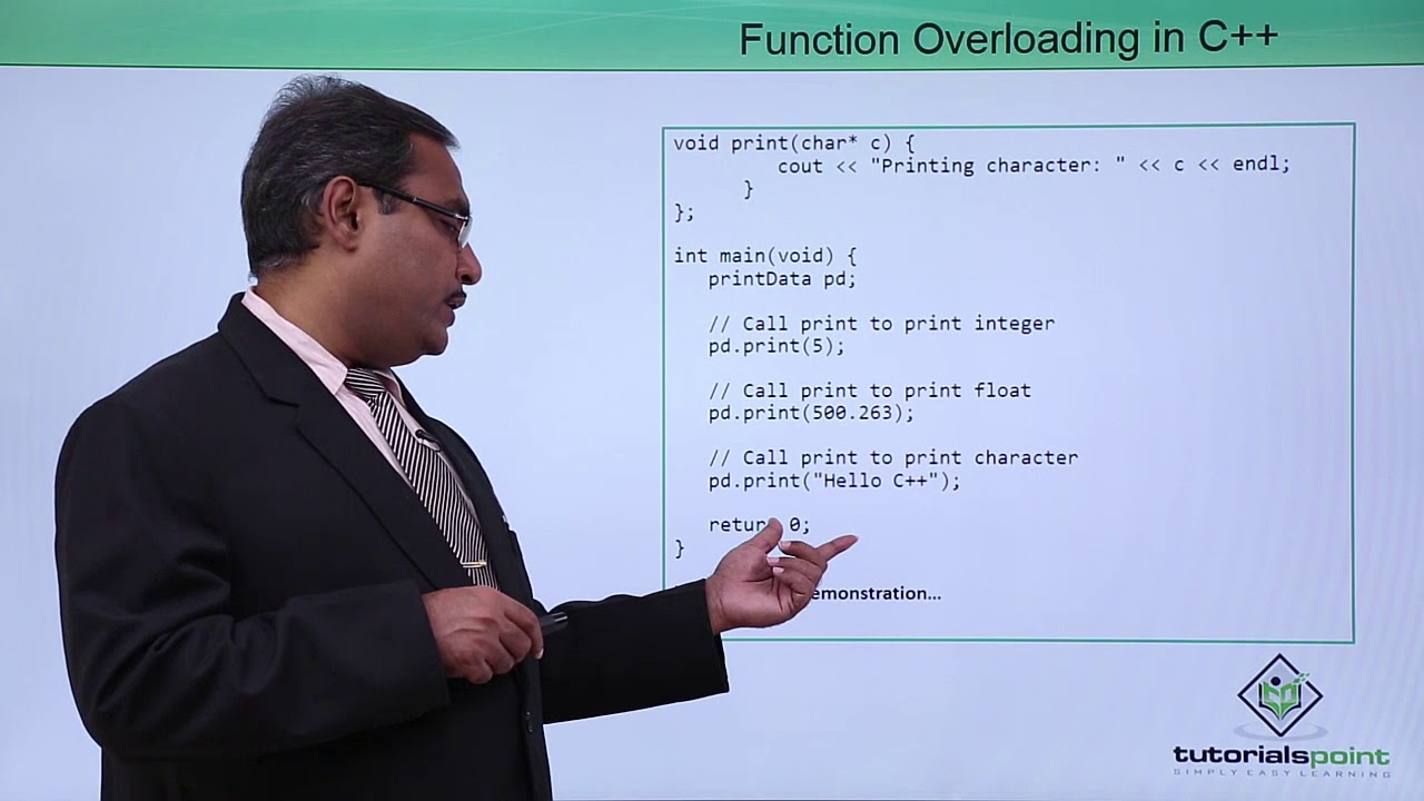 Function overloading(c++)