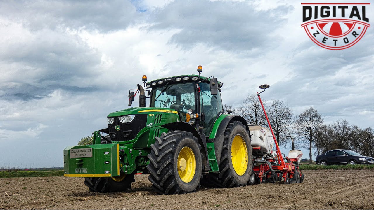 🔥Uprawa & Siew Kukurydzy 2025 z R`ką!🔥UR-Pietrzak!🔥John Deere 6150R, Agro-masz & Kuhn Maxima!🔥
