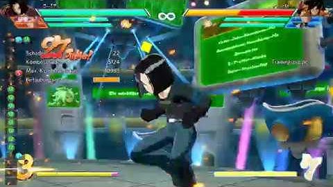 DRAGON BALL FighterZ Android 17 Solo 6500 damage Combo