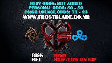 NiP vs. Cloud9 | CS:GO Lounge Bet Prediction 24/01/2015 [MLG TOURNAMENT]
