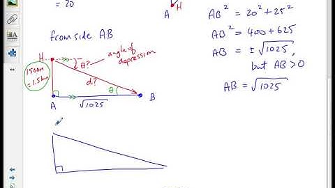 MCR3U   Trigonometry 02   Right Triangle Word Problems