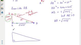 MCR3U   Trigonometry 02   Right Triangle Word Problems