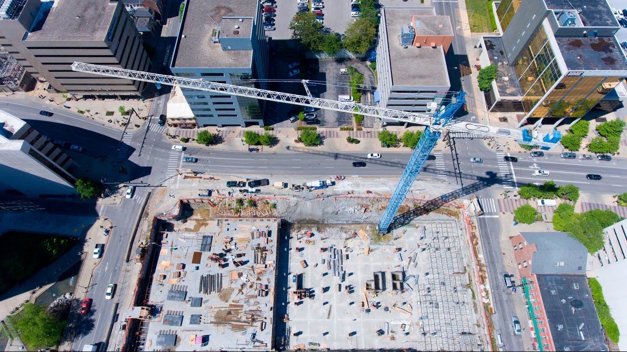 CentrePointe Parking Garage Construction