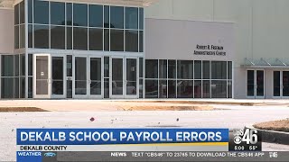 DeKalb Schools payroll errors