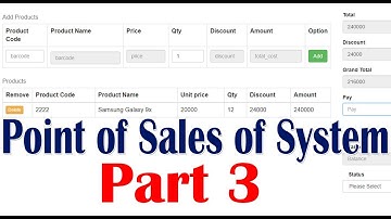 Point of sales system using Php Mysqli Part 3 Adding Category