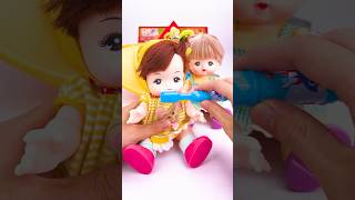 ASMR Unboxing Miniature Cocomelon Mell-chan Dolls Brush Teeth | Satisfying Toy Play with Mia