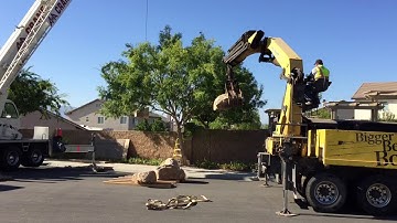 Residential Boulder Unload