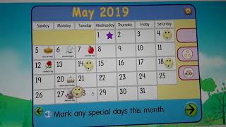 Starfall Make A Calendar May 2019