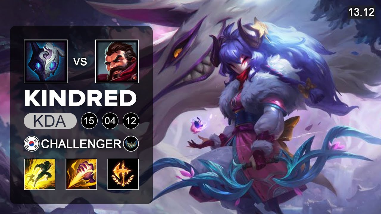 Peanut Kindred vs Graves Jungle - KR Challenger - Patch 13.12 Season 13