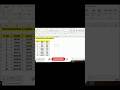 Advanced Excel #excel #exceltutorial #computer #shortfeed #shorts