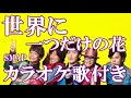 世界に一つだけの花 SMAP カラオケ  練習用  原曲キー 歌付き ボーカル入り 歌詞付き