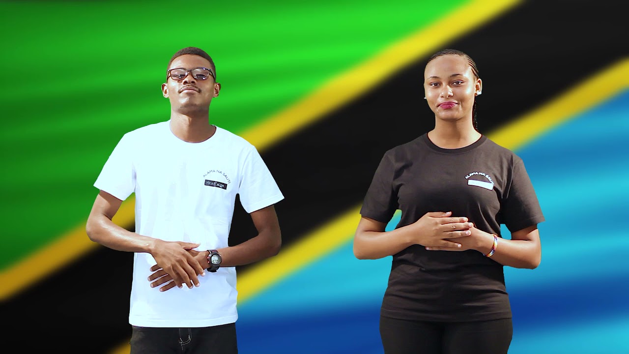 WIMBO WA UZALENDO WA TANZANIA KWA LUGHA YA ALAMA YA TANZANIA