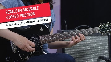 How to Play Guitar: Playing Scales in Movable Closed Position | Intermediate | Guitar Lessons