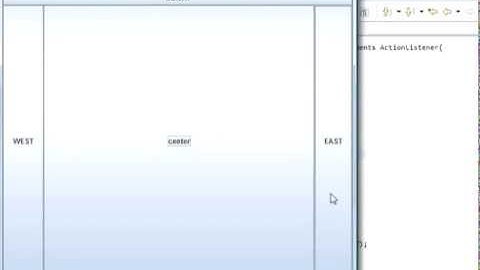 Java programming Lesson 60 GUI : Adding Panels to the borderLayout Manager and buttons to the panels